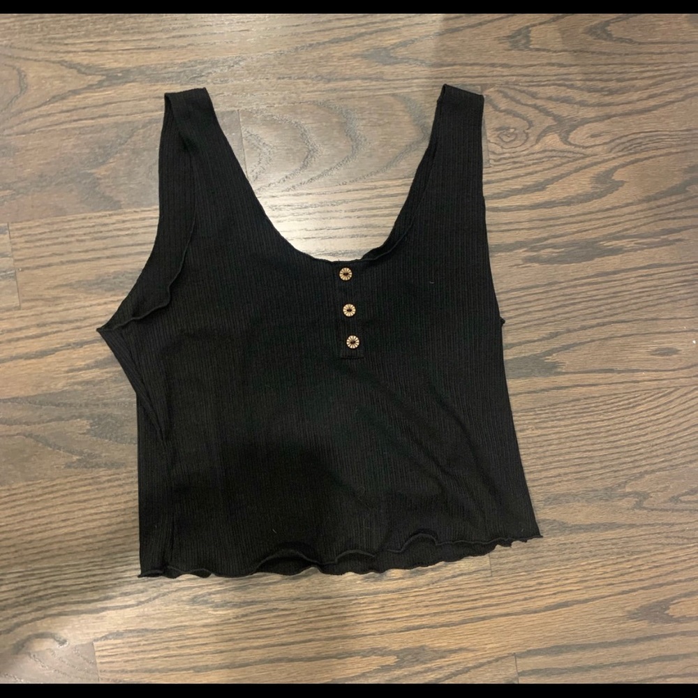 black tank top